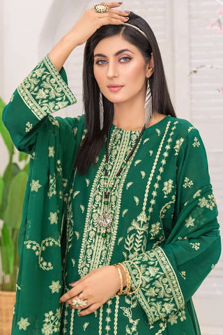 Picture of Kleren - Mehr o Maah Embroidered Slub Karandi Collection - M-13 - Available at Raja Sahib