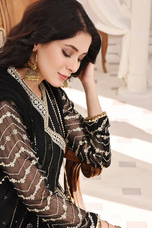 Picture of Abaan Zohan - Nayaab Collection - Black - Available at Raja Sahib