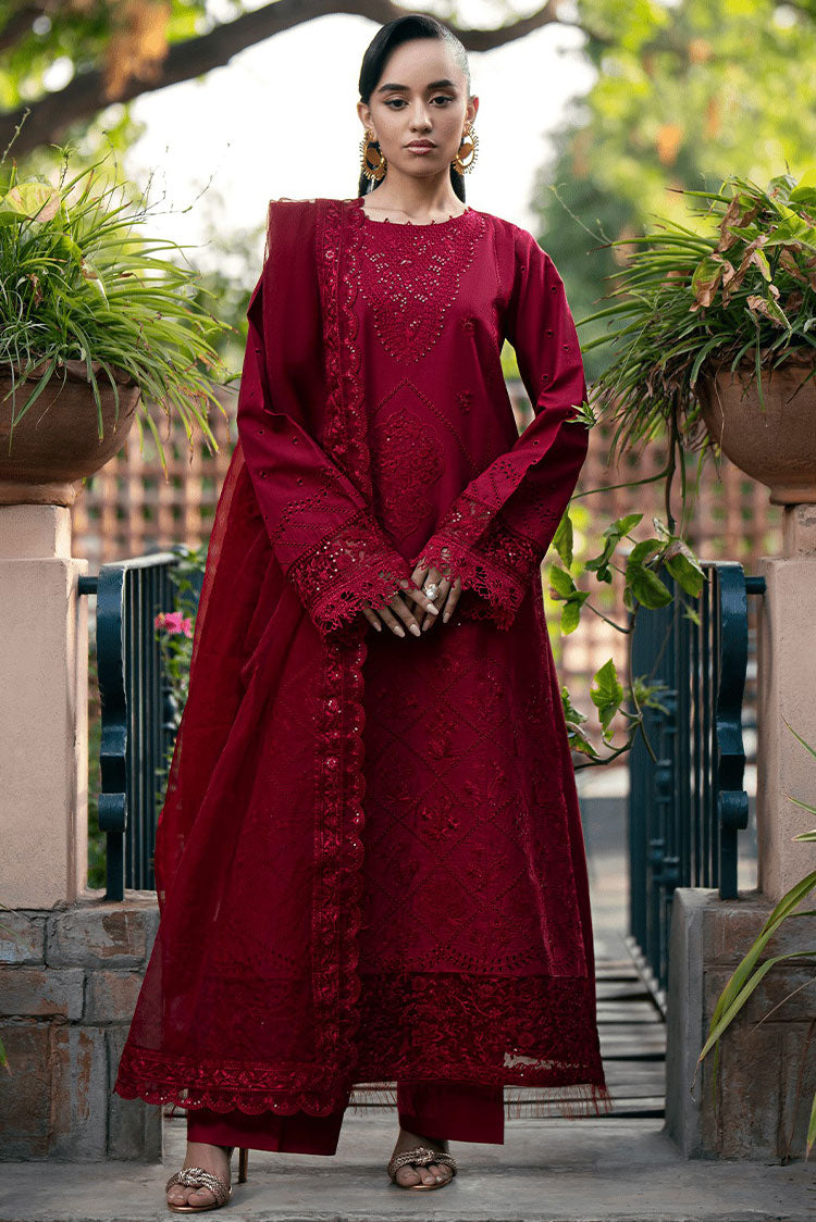 Picture of Noosh - Unstitched Luxury Lawn Collection Vol II - NV03D04 - Available at Raja Sahib