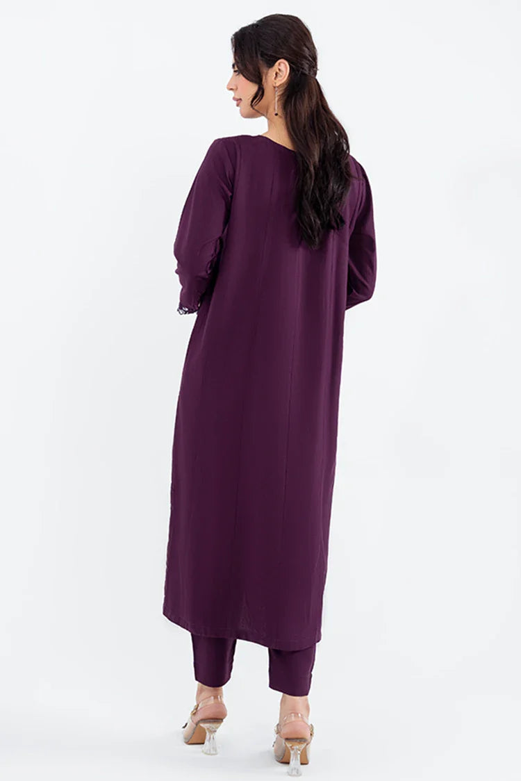 Picture of Noosh - Basic Pre Collection Vol IV - 2 PC - Plum - NV06D01 - Available at Raja Sahib