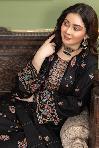 Picture of Kleren - Noura Embroidered Khaddar Collection - N-25 - Available at Raja Sahib