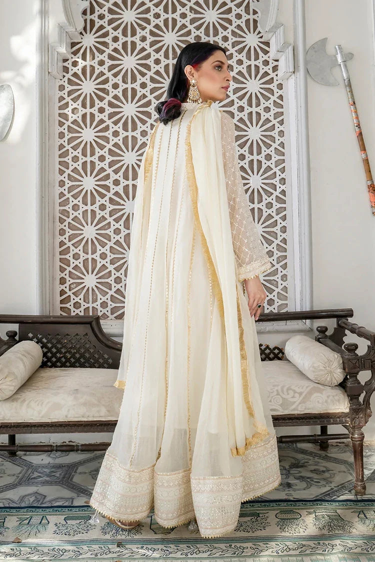 Picture of Manahils - Safiyya RTW Collection - Off White-106 - Available at Raja Sahib