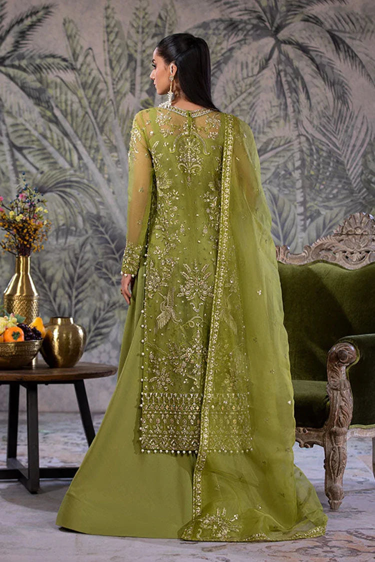 Picture of Amber Imran - Punkh Luxury Formals - Olive Grace - Available at Raja Sahib