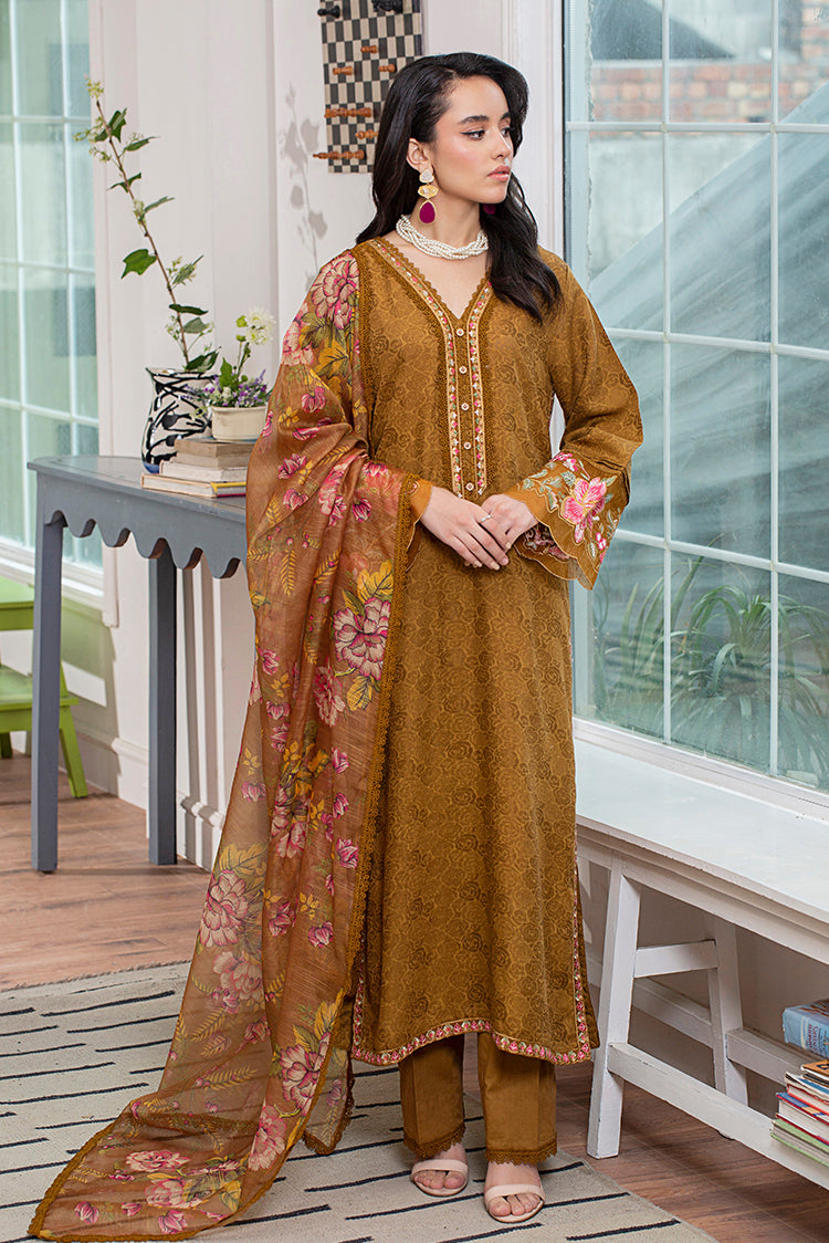 Picture of Declare - Viscose Jacquard Collection - 3 Piece - P001173 - Available at Raja Sahib