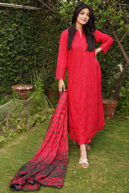 Picture of Embroidered Lawn Suit- P1070 - 2 Piece - Available at Raja Sahib