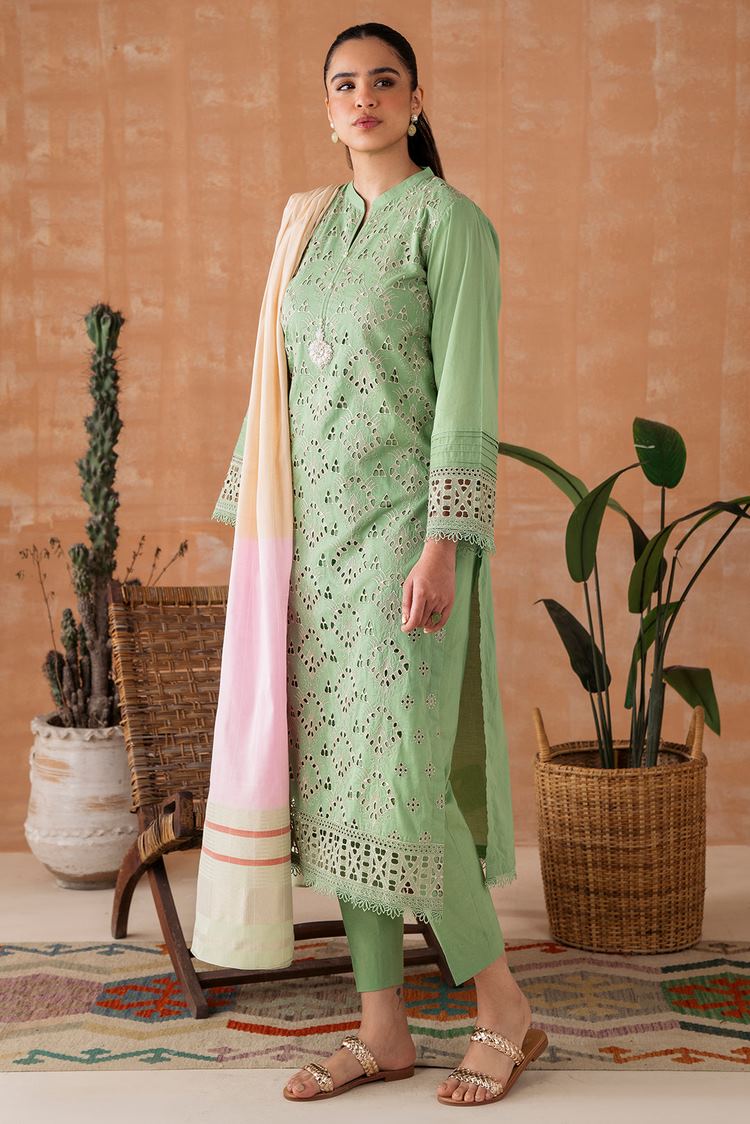 Picture of Embroidered Lawn Suit P1071 - 3 Piece - Available at Raja Sahib