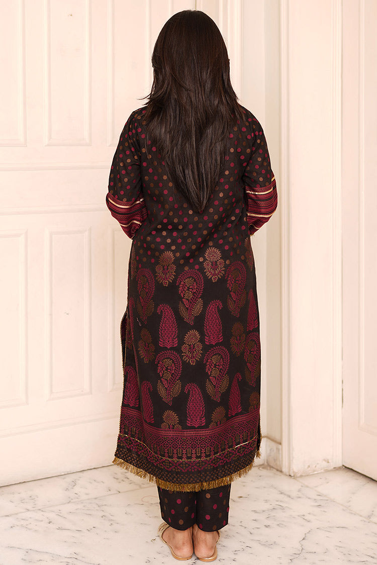 Picture of Embroidered Jacquard Suit P1087 - 2 Piece - Available at Raja Sahib