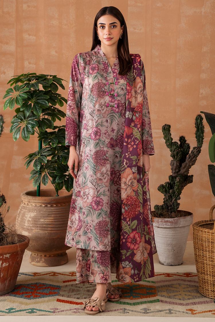 Picture of Digital Printed Lawn  Suit P1110 - 3 Piece - Available at Raja Sahib