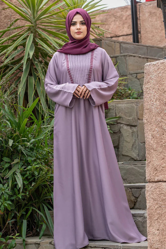 Picture of Malbus - Plain - Abaya - Whisper - Available at Raja Sahib