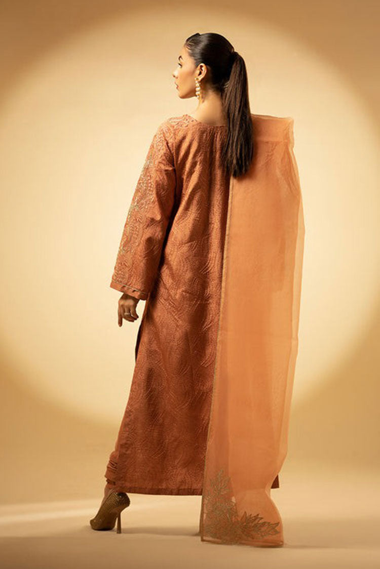 Picture of Fozia Khalid - Peach Hues - Available at Raja Sahib