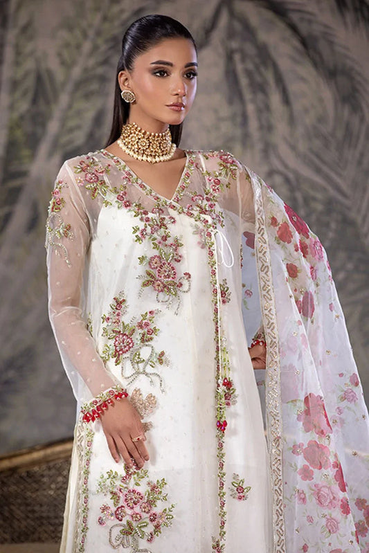 Picture of Amber Imran - Punkh Luxury Formals - Pearl Bloom - Available at Raja Sahib