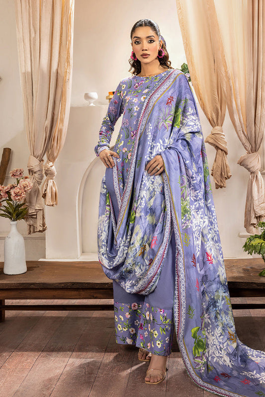 Picture of Safwa - Rada 3 PC Printed Doria Viscose Collection Vol 01 - RAD-01 - Available at Raja Sahib