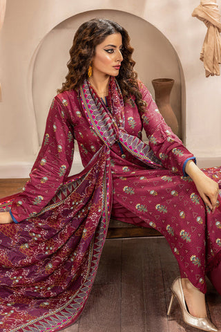 Picture of Safwa - Rada 3 PC Printed Doria Viscose Collection Vol 01 - RAD-02 - Available at Raja Sahib