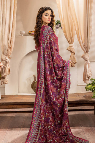 Picture of Safwa - Rada 3 PC Printed Doria Viscose Collection Vol 01 - RAD-02 - Available at Raja Sahib