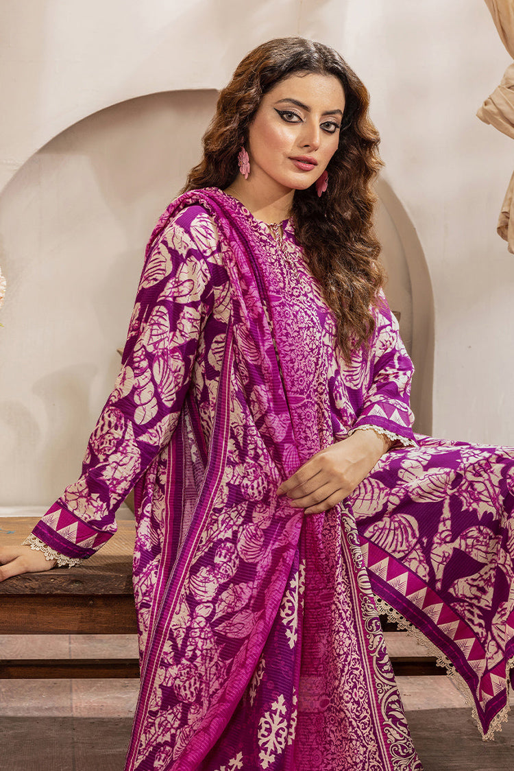 Picture of Safwa - Rada 3 PC Printed Doria Viscose Collection Vol 01 - RAD-10 - Available at Raja Sahib