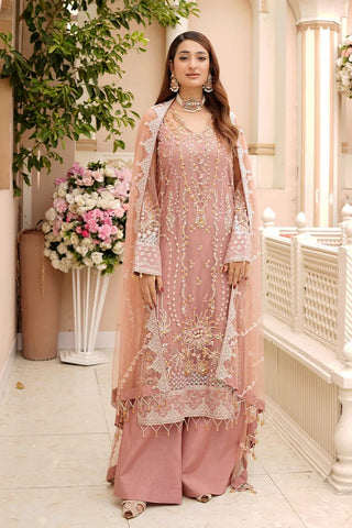 Picture of Ricamo - Dhanak 4 PC Unstitched Festive Collection - Rhea - Available at Raja Sahib