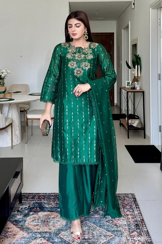 Picture of RJ'S Pret - Festal - Forest Green - Available at Raja Sahib