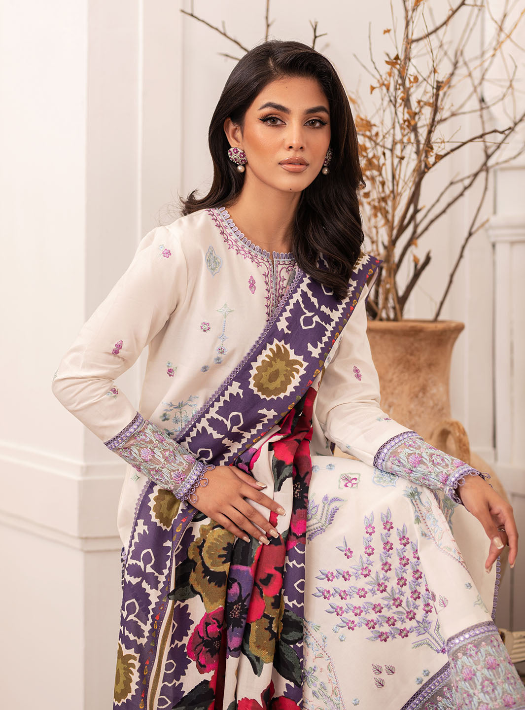 Picture of Roheenaz - Meraki Winter Collection - Hailee - Unstitched - Available at Raja Sahib