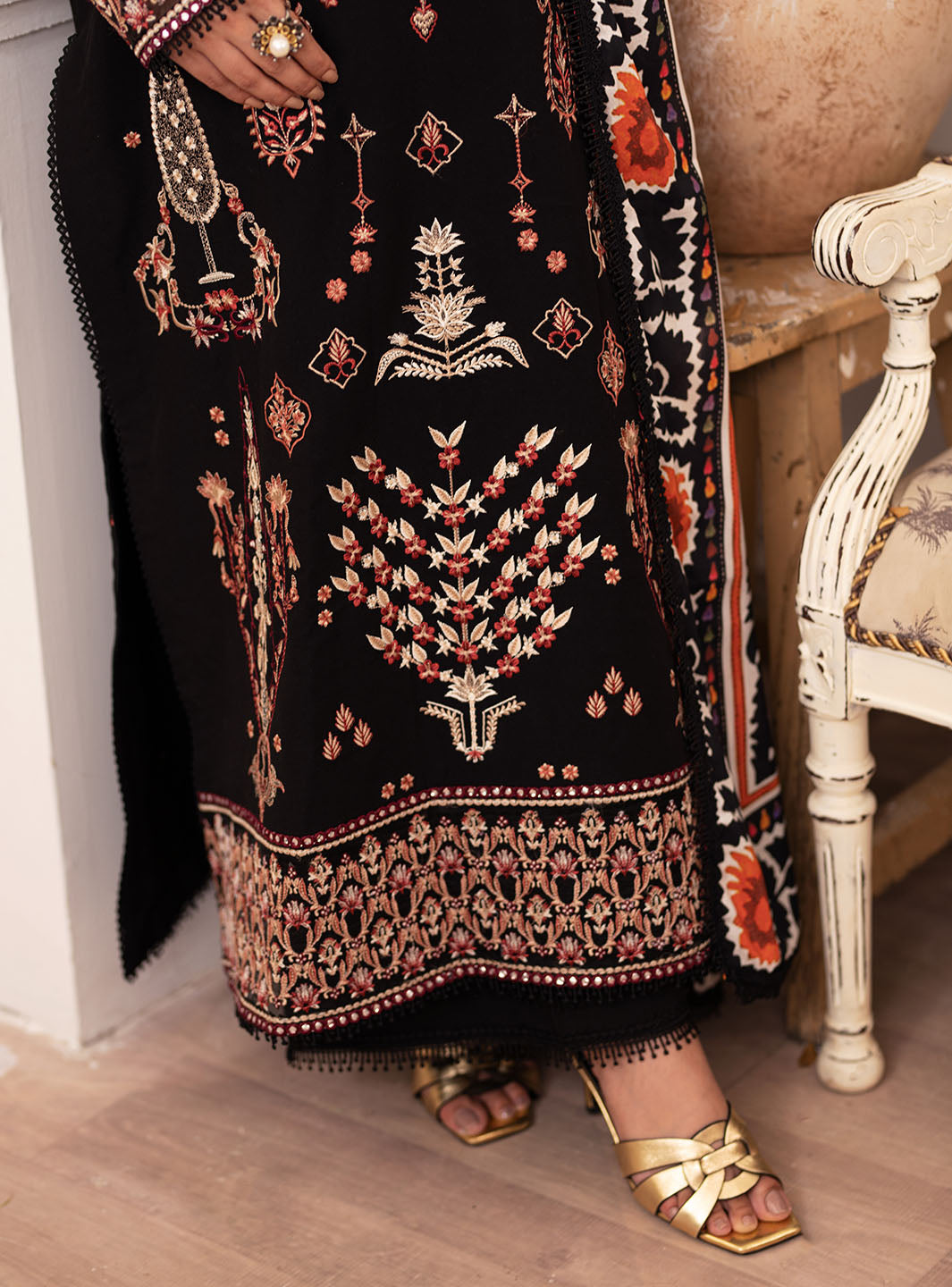 Picture of Roheenaz - Meraki Winter Collection - Freya - Unstitched - Available at Raja Sahib