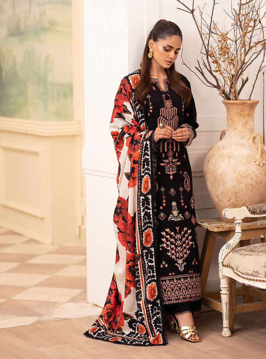 Picture of Roheenaz - Meraki Winter Collection - Freya - Unstitched - Available at Raja Sahib