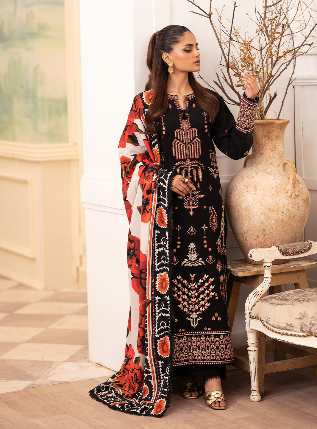 Picture of Roheenaz - Meraki Winter Collection - Freya - Unstitched - Available at Raja Sahib