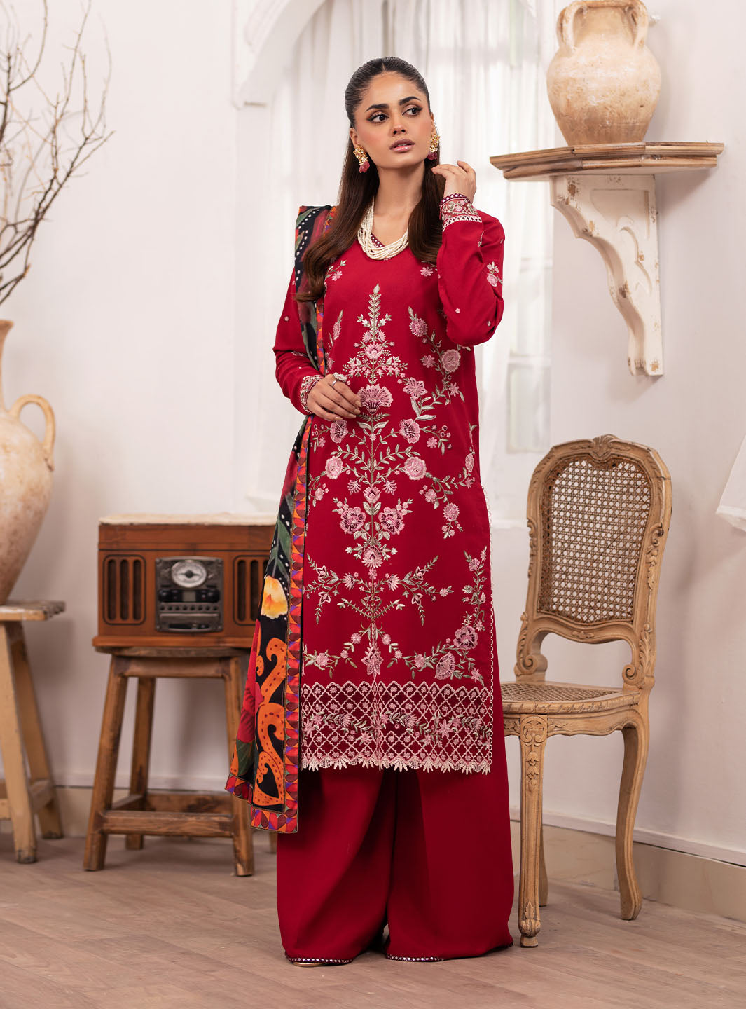 Picture of Roheenaz - Meraki Winter Collection - Elara - Unstitched - Available at Raja Sahib