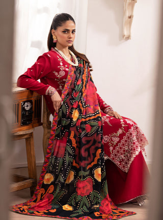 Picture of Roheenaz - Meraki Winter Collection - Elara - Unstitched - Available at Raja Sahib