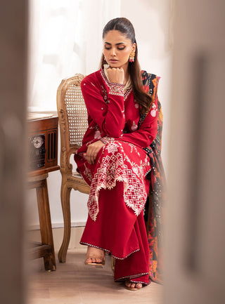 Picture of Roheenaz - Meraki Winter Collection - Elara - Unstitched - Available at Raja Sahib