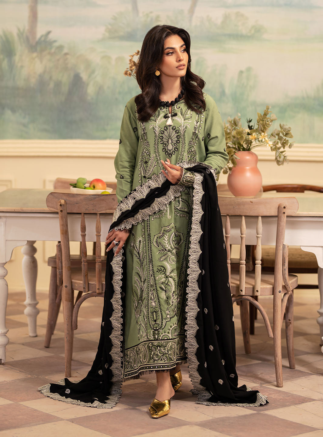 Picture of Roheenaz - Meraki Winter Collection - Olivia - Unstitched - Available at Raja Sahib