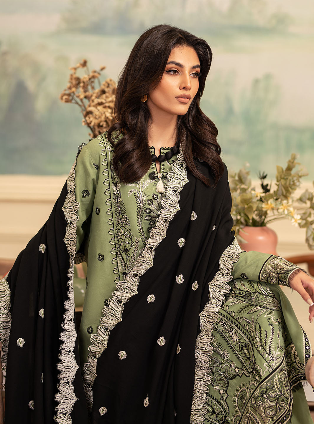 Picture of Roheenaz - Meraki Winter Collection - Olivia - Unstitched - Available at Raja Sahib