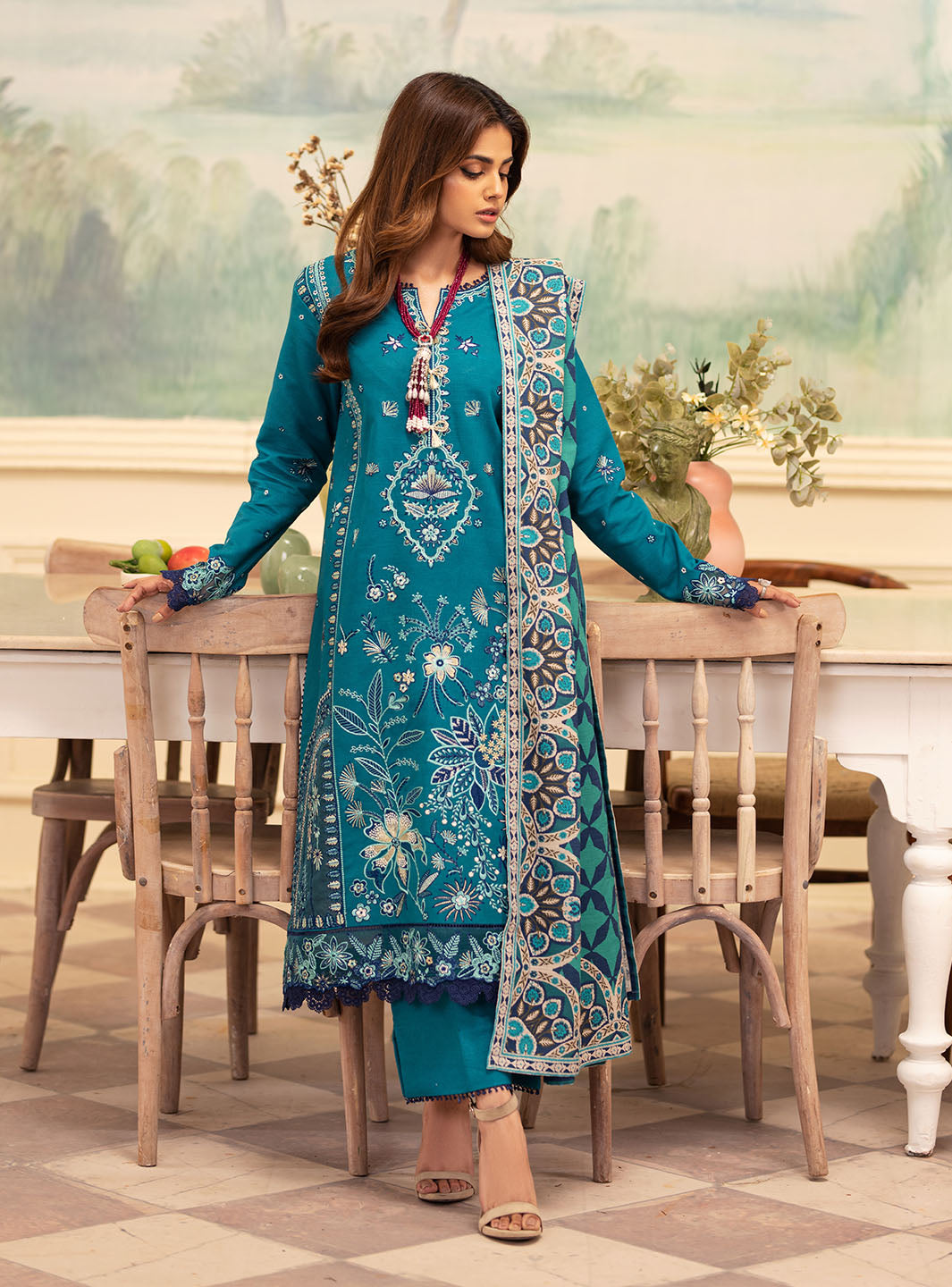 Picture of Roheenaz - Meraki Winter Collection - Tinsley - Unstitched - Available at Raja Sahib