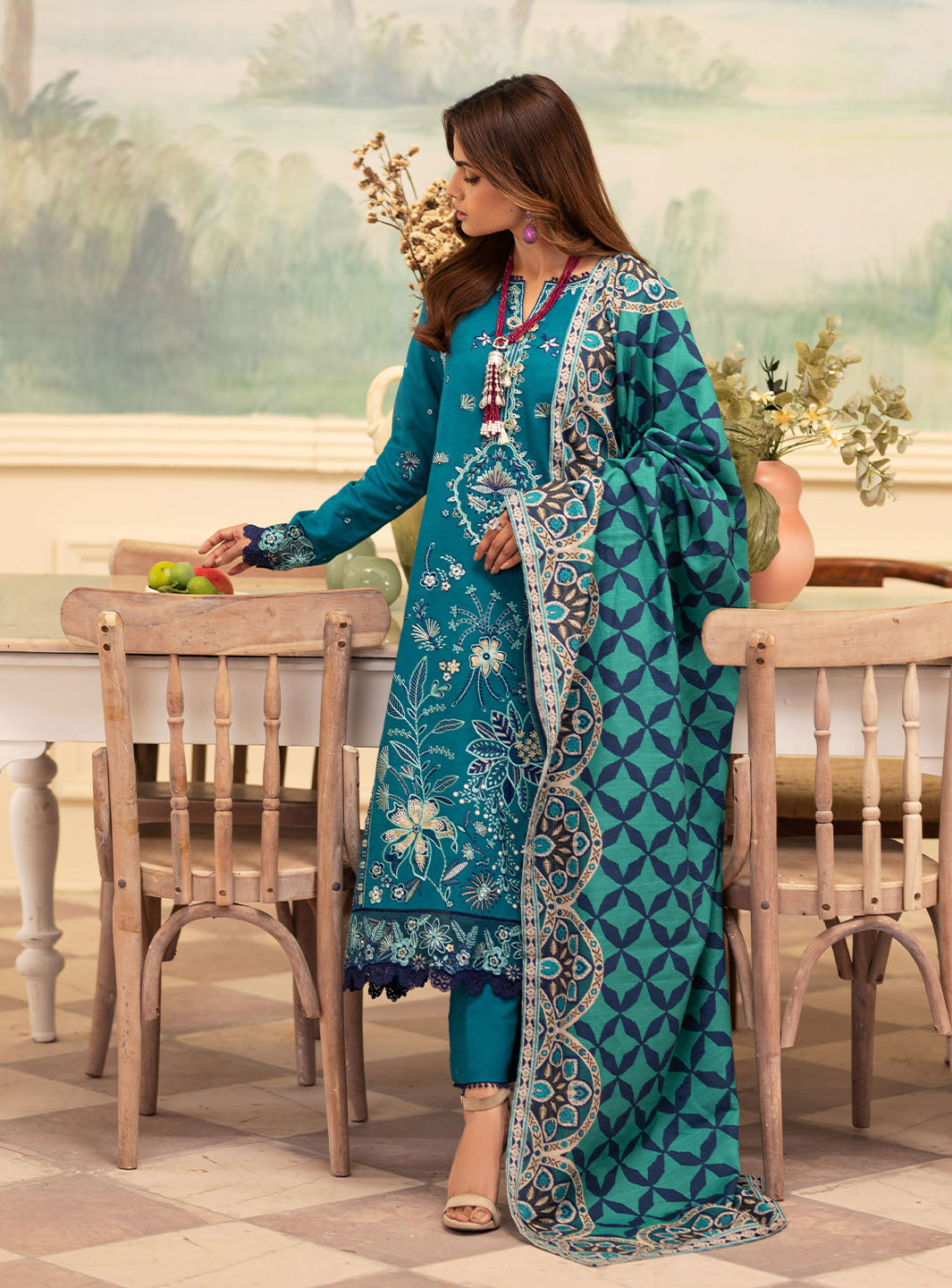 Picture of Roheenaz - Meraki Winter Collection - Tinsley - Unstitched - Available at Raja Sahib