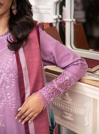 Picture of Roheenaz - Meraki Winter Collection - Mauve - Unstitched - Available at Raja Sahib