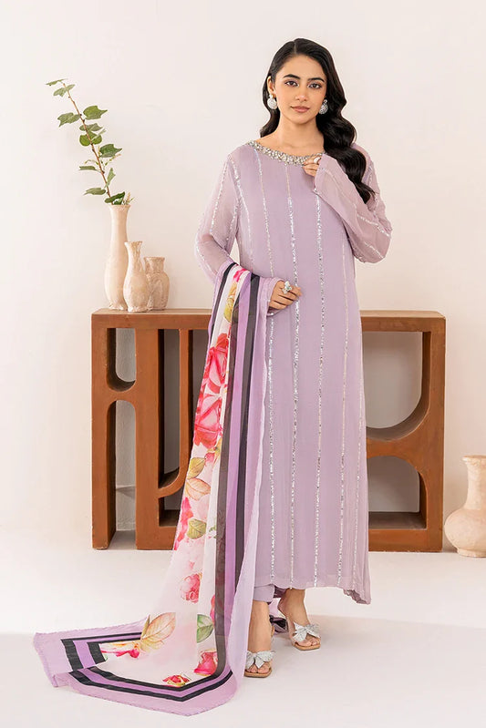 Picture of Stitch Vibes - Velora Collection - Violet Whisper - Available at Raja Sahib