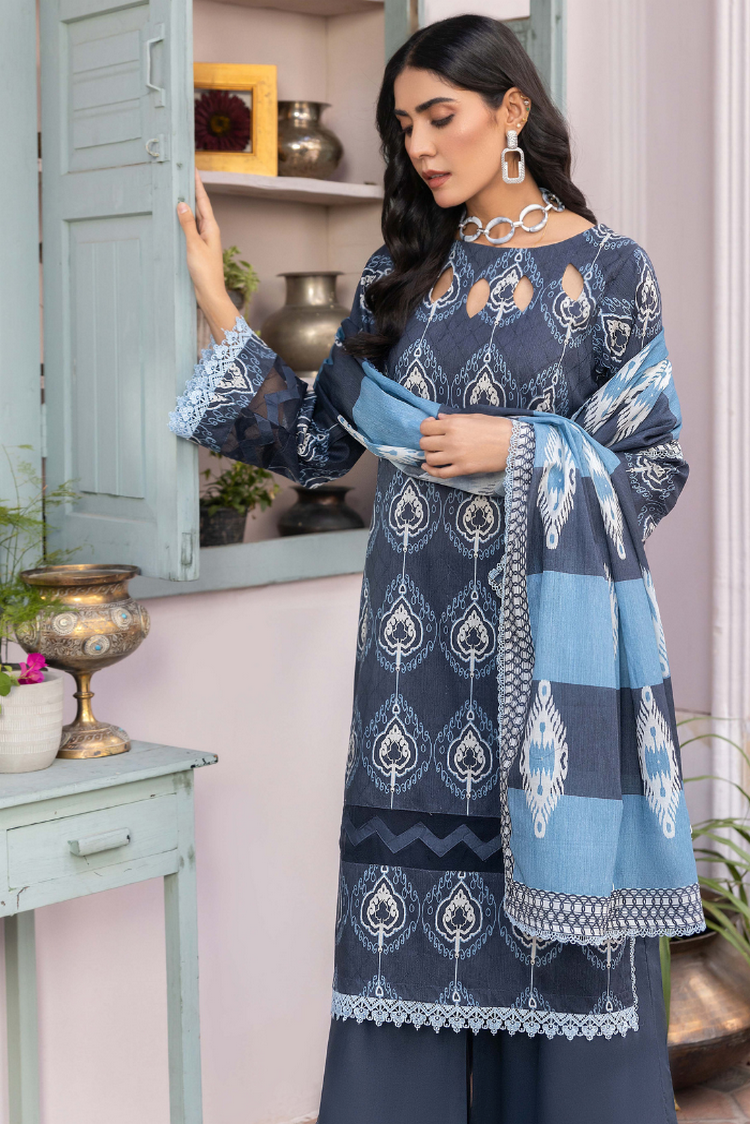 Picture of Humdum - Rang e Noor Unstitched Lawn Collection - D01 - Available at Raja Sahib