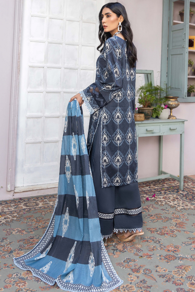 Picture of Humdum - Rang e Noor Unstitched Lawn Collection - D01 - Available at Raja Sahib