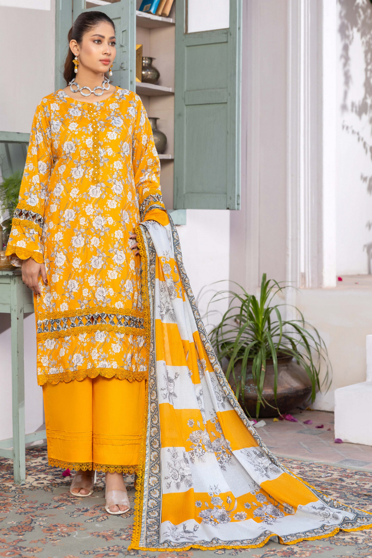 Picture of Humdum - Rang e Noor Unstitched Lawn Collection - D04 - Available at Raja Sahib