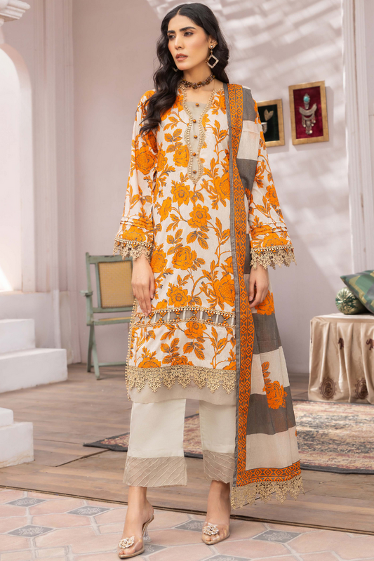 Picture of Humdum - Rang e Noor Unstitched Lawn Collection - D06 - Available at Raja Sahib