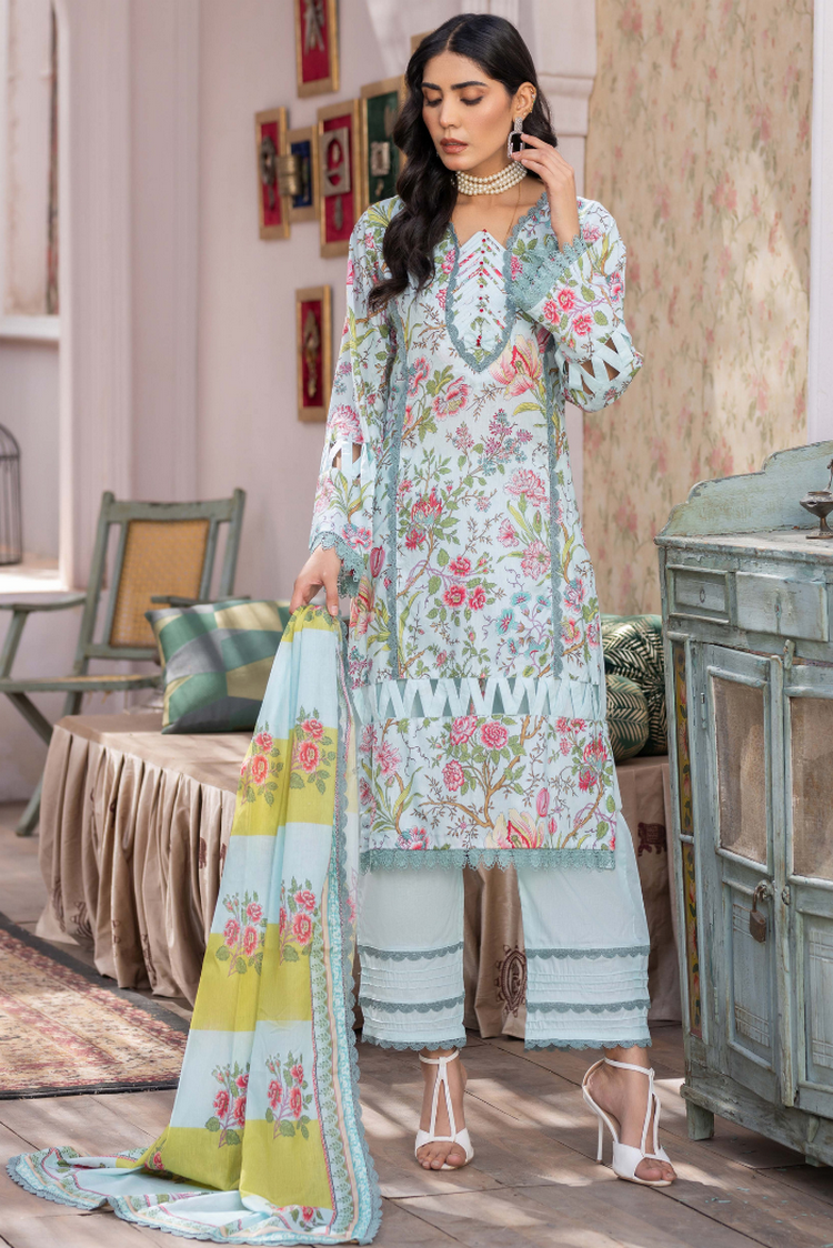 Picture of Humdum - Rang e Noor Unstitched Lawn Collection - D07 - Available at Raja Sahib