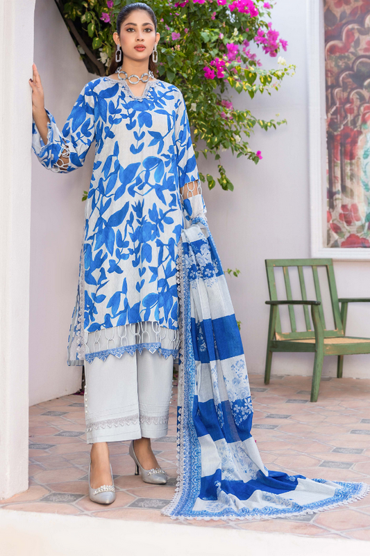 Picture of Humdum - Rang e Noor Unstitched Lawn Collection - D09 - Available at Raja Sahib