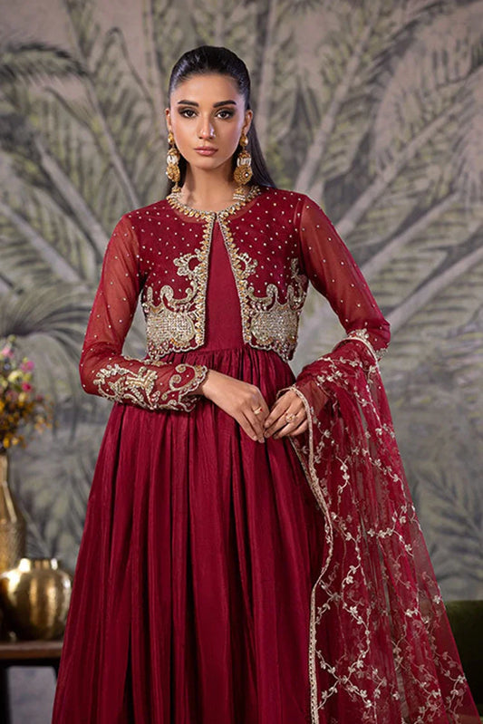 Picture of Amber Imran - Punkh Luxury Formals - Ruby Royal - Available at Raja Sahib