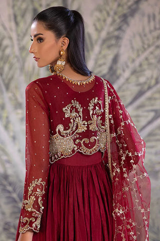 Picture of Amber Imran - Punkh Luxury Formals - Ruby Royal - Available at Raja Sahib