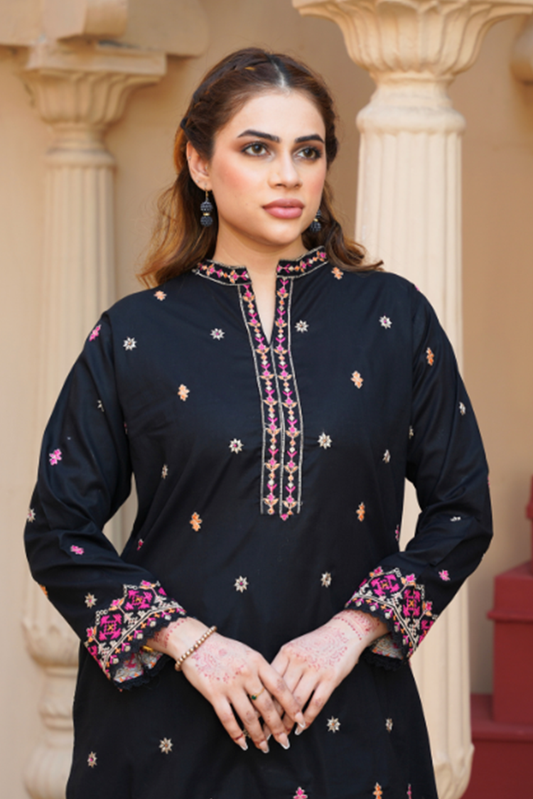 Picture of Damask - Sajni 2 PC Embroidered Pret Collection - Bahaar - Available at Raja Sahib