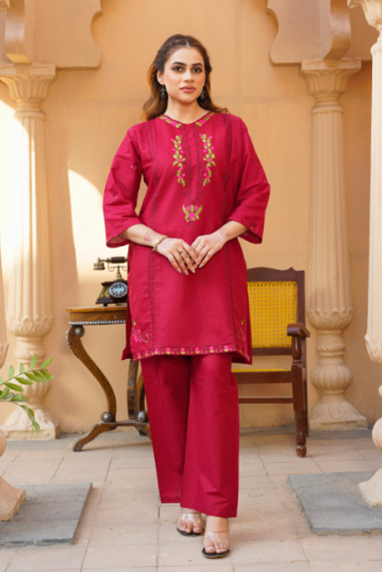 Picture of Damask - Sajni 2 PC Embroidered Pret Collection - Sehar - Available at Raja Sahib