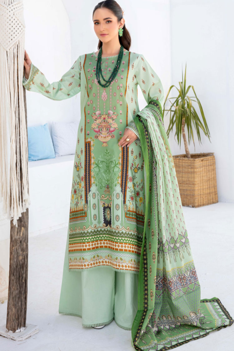 Picture of Humdum - Saira Bano Embroidered Lawn Collection  - D02 - Available at Raja Sahib