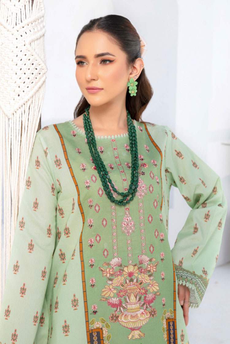 Picture of Humdum - Saira Bano Embroidered Lawn Collection  - D02 - Available at Raja Sahib