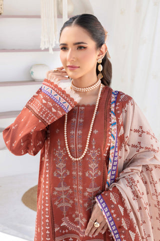 Saira Bano Embroidered Lawn Collection  - D03
