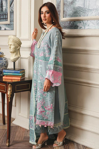 Picture of Kleren - Surkhru Embroidered Lawn Collection - S-22 - Available at Raja Sahib