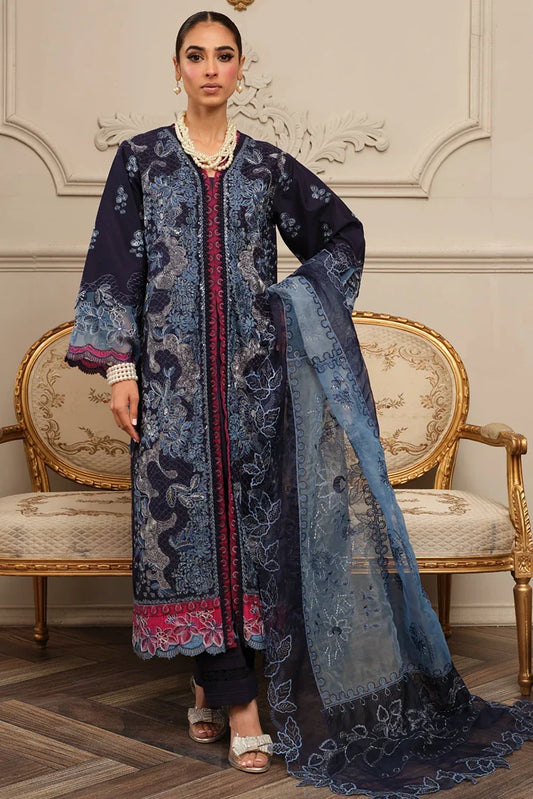 Picture of Kleren - Surkhru Embroidered Lawn Collection - S-27 - Available at Raja Sahib