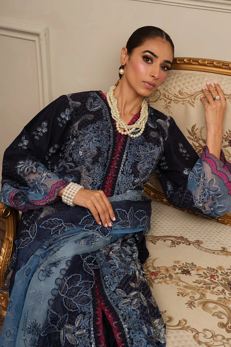 Picture of Kleren - Surkhru Embroidered Lawn Collection - S-27 - Available at Raja Sahib